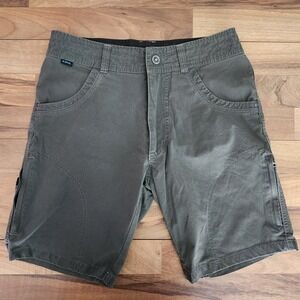 KUHL RAMBLR SHORTS KASTOR GREY PATINA DYE SIZE 30 HIKING UPF-50 PROTECTION